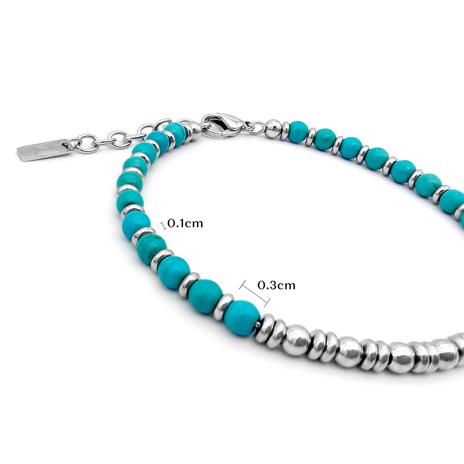 Natural Stone & Stainless Steel Classic Bead Bracelet Collection – | Metta Jewelry